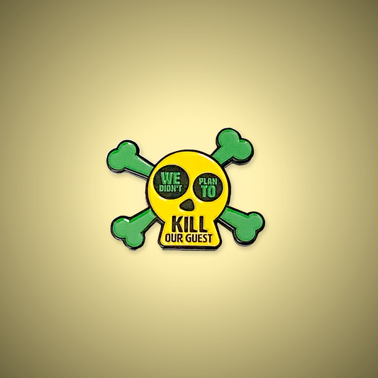 Kill Our Guest - Skull Logo Enamel Pin