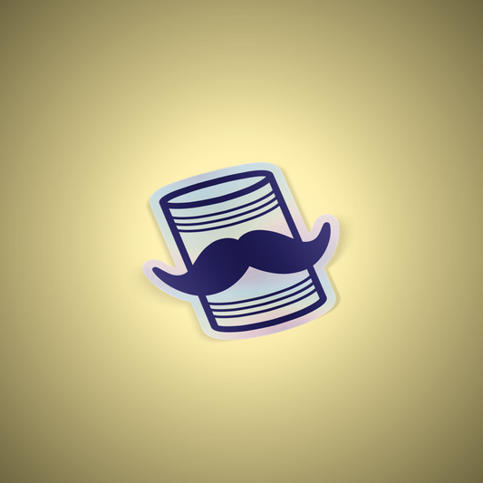 Tin Can Bros - Holographic Sticker