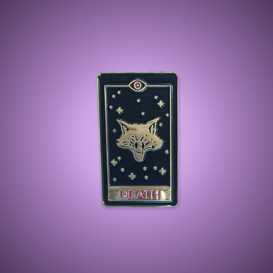 Wayward Guide - Death Card Enamel Pin