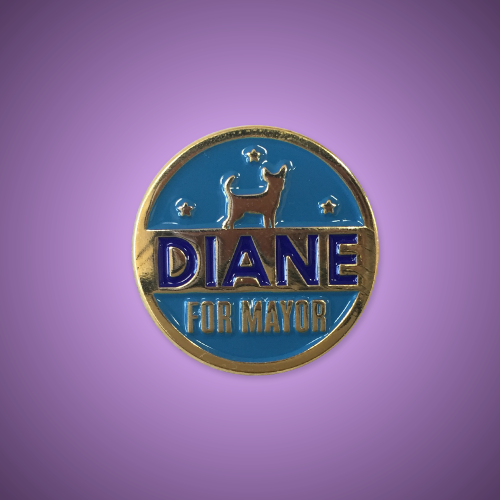 Wayward Guide - Diane for Mayor Enamel Pin