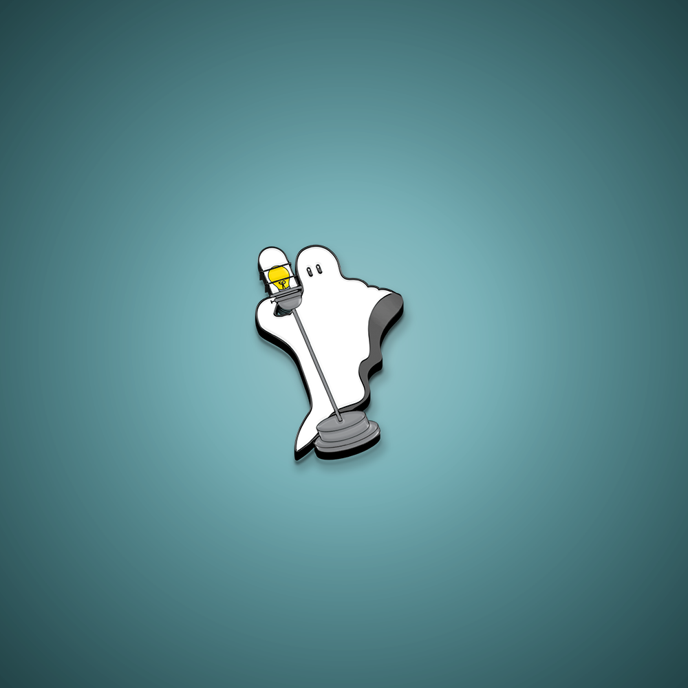 This Could Be On Broadway - Ghost Light Enamel Pin