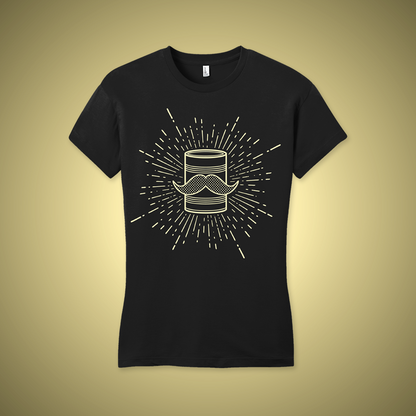 Tin Can Bros - Starburst Black T-Shirt Black