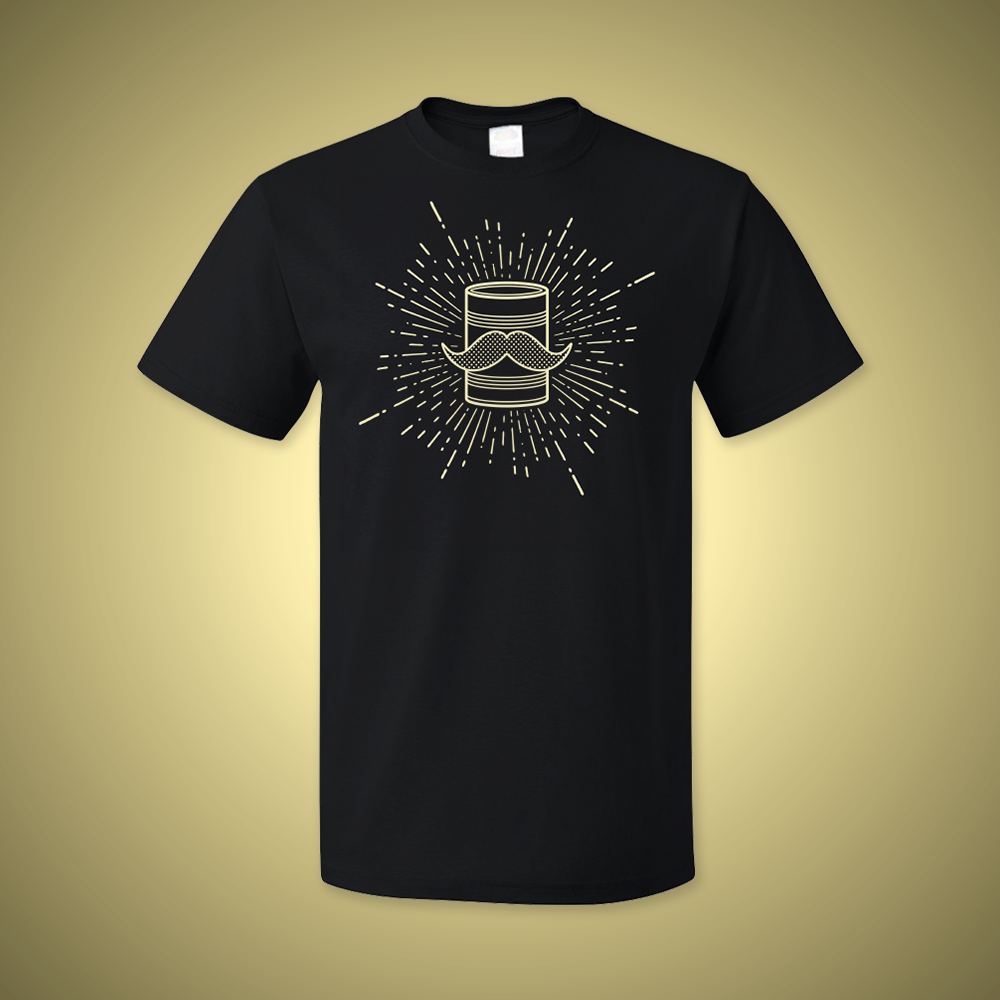 Tin Can Bros - Starburst Black T-Shirt Black