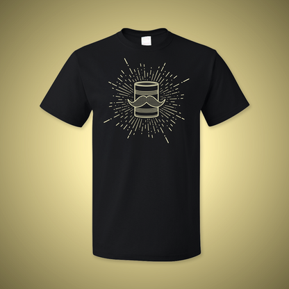 Tin Can Bros - Starburst Black T-Shirt Black