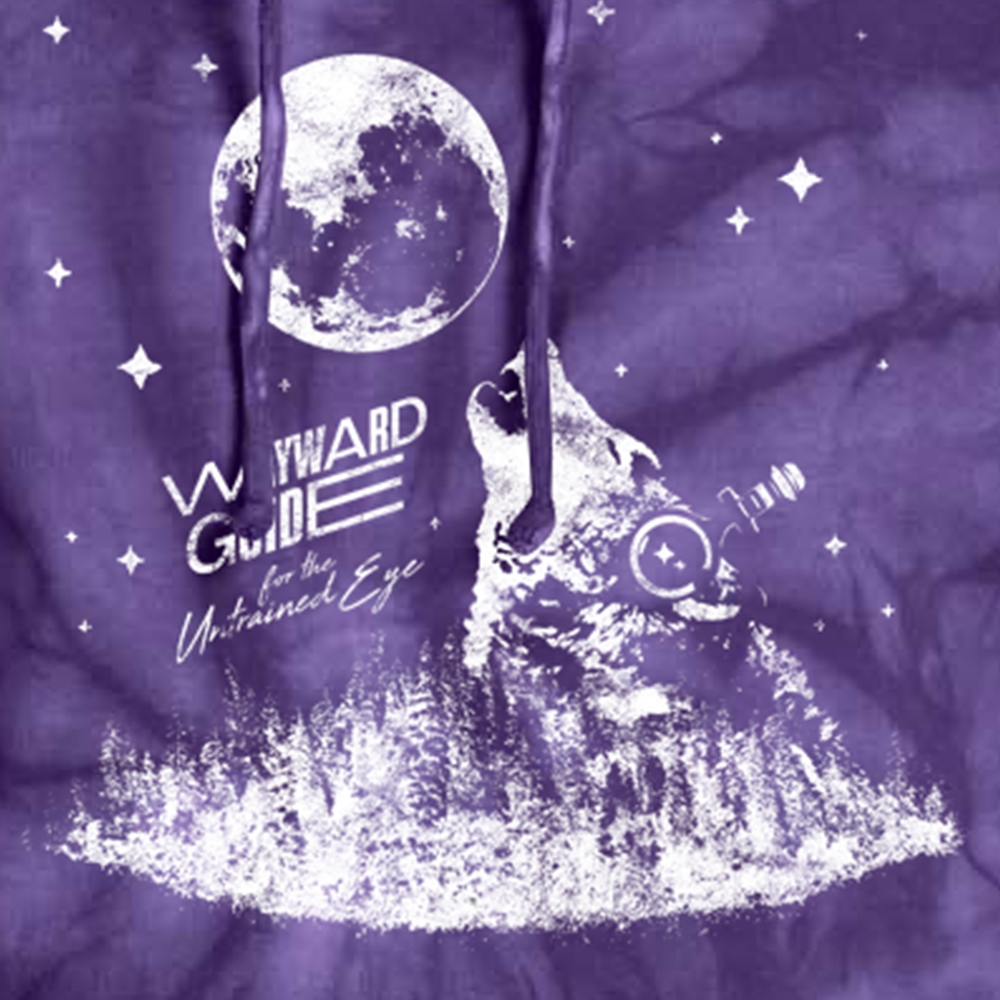 Wayward Guide - Pod Wolf Moon Tie Dye Sweatshirt