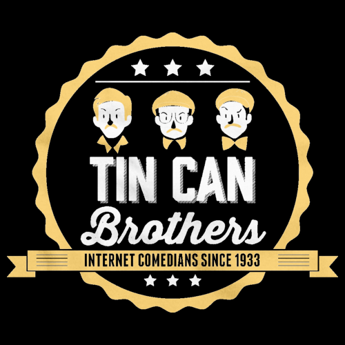 Tin Can Bros - Vintage Comedians T-Shirt