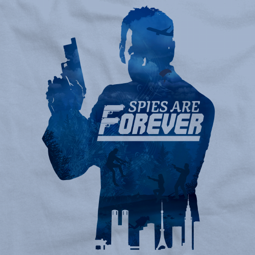 Spies Are Forever - Silhouette T-Shirt