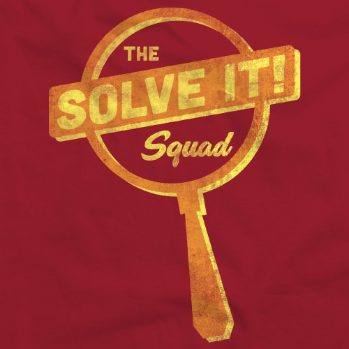Solve It Squad - Magnifying Glass Logo T-Shirt