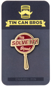 Solve It Squad Pin - Magnifying Glass Enamel Pin