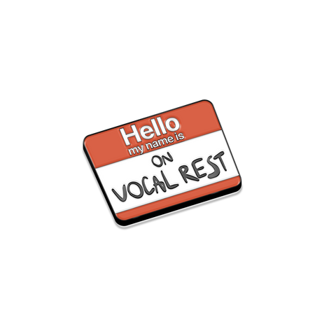 This Could Be On Broadway - Vocal Rest Pin
