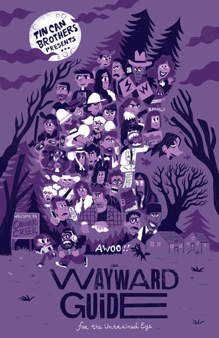 Wayward Guide - Screen Print Poster - Purple Variant