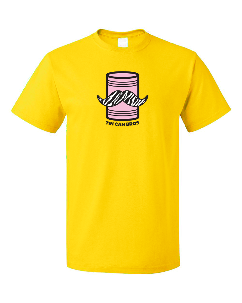 Standard Yellow Tin Can Brothers - TinCanimals Pink and Yellow T-shirt