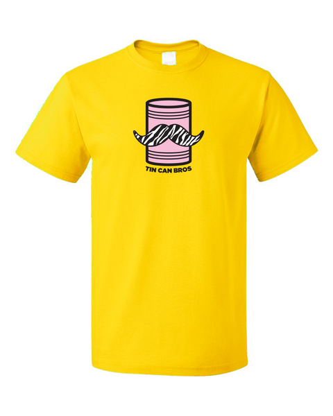 Standard Yellow Tin Can Brothers - TinCanimals Pink and Yellow T-shirt