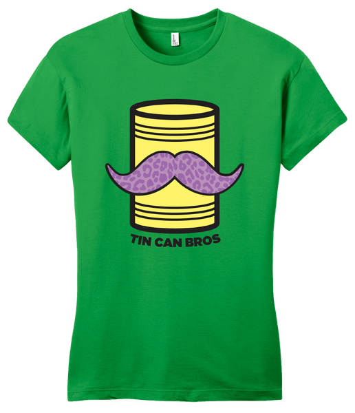 Girly Green Tin Can Brothers - TinCanimals Green and Yellow T-shirt