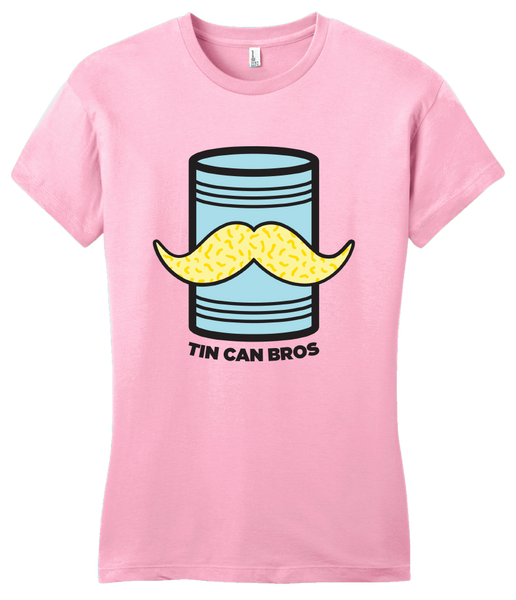 Girly Pink Tin Can Brothers - TinCanimals Blue and Pink T-shirt